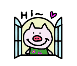 Boo of the piglet sticker #3132733