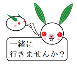Snow Rabbit Sticker sticker #3132842