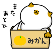 cardboard box cat sticker #3133078