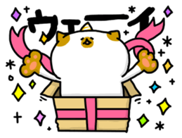 cardboard box cat sticker #3133081