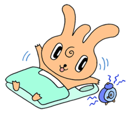 Bachelor life of rabbit fairy. sticker #3133595