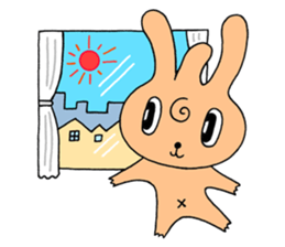 Bachelor life of rabbit fairy. sticker #3133596