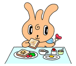 Bachelor life of rabbit fairy. sticker #3133600