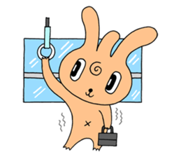 Bachelor life of rabbit fairy. sticker #3133603