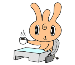 Bachelor life of rabbit fairy. sticker #3133608