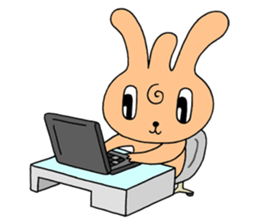 Bachelor life of rabbit fairy. sticker #3133609