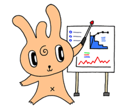 Bachelor life of rabbit fairy. sticker #3133610