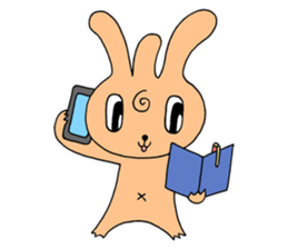 Bachelor life of rabbit fairy. sticker #3133611