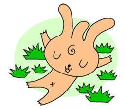 Bachelor life of rabbit fairy. sticker #3133614