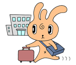 Bachelor life of rabbit fairy. sticker #3133615