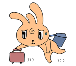 Bachelor life of rabbit fairy. sticker #3133617