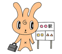 Bachelor life of rabbit fairy. sticker #3133621