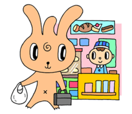 Bachelor life of rabbit fairy. sticker #3133623