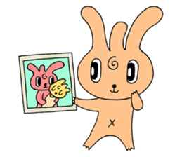 Bachelor life of rabbit fairy. sticker #3133627