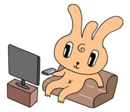 Bachelor life of rabbit fairy. sticker #3133628