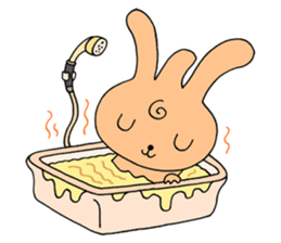 Bachelor life of rabbit fairy. sticker #3133630