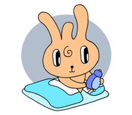 Bachelor life of rabbit fairy. sticker #3133633