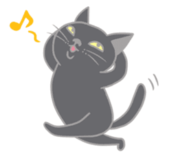 Black cat and Chihuahua sticker #3133778