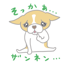 Black cat and Chihuahua sticker #3133794