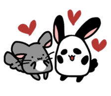 Chinchilla and Rabbit sticker #3133892