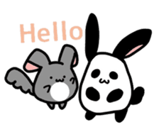 Chinchilla and Rabbit sticker #3133902