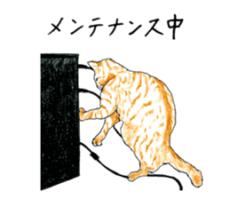brown tabby cat koto-chan part3 sticker #3134137