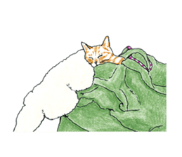 brown tabby cat koto-chan part3 sticker #3134153