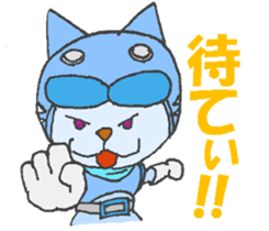 cat heroes sticker #3134560