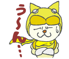 cat heroes sticker #3134566