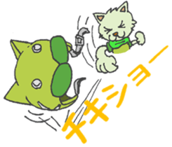 cat heroes sticker #3134567