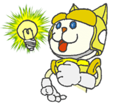 cat heroes sticker #3134570