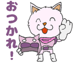 cat heroes sticker #3134592