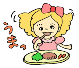 Mary, its grandfather, and a dog sticker #3134688