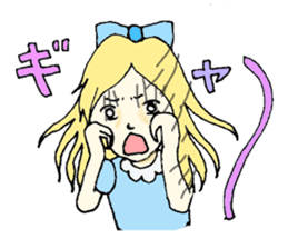 Mary, its grandfather, and a dog sticker #3134691