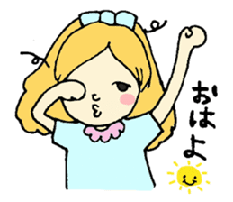 Mary, its grandfather, and a dog sticker #3134712