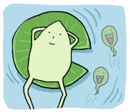 Story of a frog "kaerukun 3" sticker #3134995