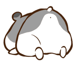 Full hamster (English version) sticker #3135445