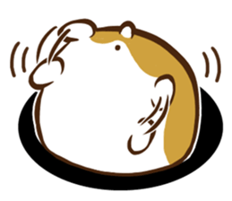 Full hamster (English version) sticker #3135450