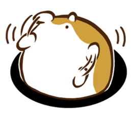 Full hamster (English version) sticker #3135450