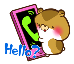 Full hamster (English version) sticker #3135453