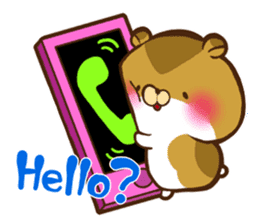 Full hamster (English version) sticker #3135453