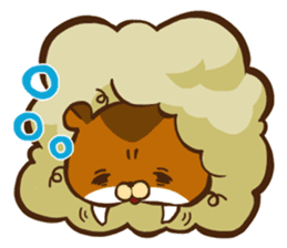 Full hamster (English version) sticker #3135460
