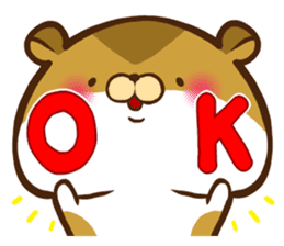 Full hamster (English version) sticker #3135461