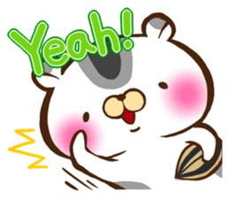 Full hamster (English version) sticker #3135469