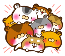 Full hamster (English version) sticker #3135470