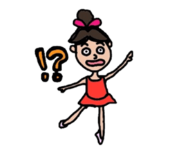 Pleasant ballet life sticker #3135690