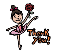 Pleasant ballet life sticker #3135701