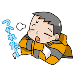 Japanese firefighting and relief squad sticker #3135916