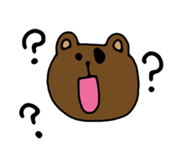 Bear that can answer sticker #3136009