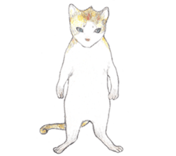 Yoga with Cat sticker #3136235